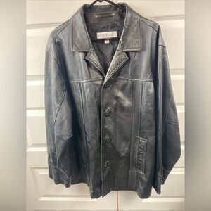 VTG Wilsons Pebbled Leather Julian Jacket Mens Thinsulate XL Extra Large Vintage